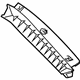 GM 84358857 Side Gate Trim, Jet Black, Driver Side
