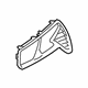 GM 23395435 Lamp Bezel, Blue, Driver Side