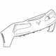 GM 84411647 Bumper Cover, Generic Gray, Rear Upper