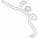 GM 39000784 Stabilizer Bar, Front