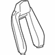 GM 19123591 Seat Back Pad, Front Passenger Side
