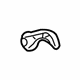 GM 22759581 Recline Handle, Front Passenger Side