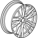 GM 84169699 Wheel