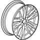 GM 84169697 Wheel