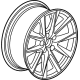 GM 84523081 Wheel