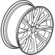 GM 84256503 Wheel