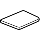 GM 85572303 Mat, Black, Front