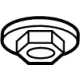 GM 42402507 Spring Insulator, Rear