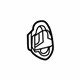 GM 13310749 Door Check Grommet, Rear Lower Driver Side