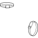 GM 13315931 Outlet Duct Clamp, Rear