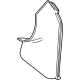 GM 84568871 Side Cover, Tan, Passenger Side