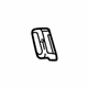 GM 23440915 Seat Belt Guide, Driver Side
