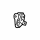 GM 23148403 Lever, Front
