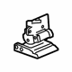 GM 22935838 Rear Bracket, Driver Side