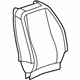 GM 23164843 Seat Back Cover, Black, Front