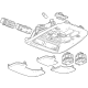 GM 85558637 Overhead Console, Jet Black