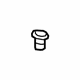 GM 22791203 Lock Knob Bezel, Black
