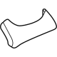 GM 84969260 Upper Pad, Black, Driver Side