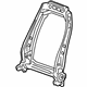 GM 13551364 Seat Back Frame, Front