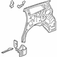 GM 84446346 Inner Quarter Panel, Rear Driver Side