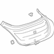 GM 84398373 Lower Gate Trim, Black, Rear