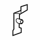 GM 84145680 Reinforcement Bracket