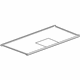 GM 23438820 Luggage Cover, Rear