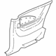 GM 10435161 Lower Trim Panel, Black, Rear Passenger Side