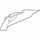 GM 10445366 Upper Trim Panel, Rear Driver Side