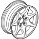 GM 20942019 Spare Wheel, Silver, Rear, Steel