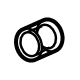 GM 11611894 Reinforcement Beam Retainer Nut