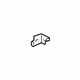 GM 84057902 Upper Tie Bar Bracket, Driver Side