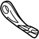 GM 84008546 Recline Handle, Jet Black, Passenger Side