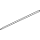 GM 84870973 Belt Molding, Silver, Front Passenger Side