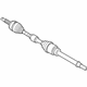 GM 19316534 Axle Assembly, Front Driver Side
