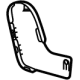 GM 84277642 Inner Finish Panel, Black, Rear Passenger Side