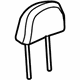 GM 22789376 Headrest, Titanium, Front