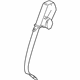 GM 22961238 Lap & Shoulder Belt, Rear Center