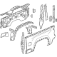 GM 85554910 Side Panel, Driver Side
