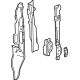 GM 84515855 Rear Pillar, Inner Driver Side