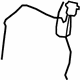 GM 23460126 Release Handle, Driver Side