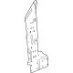GM 84587429 Outer Hinge Pillar, Front Passenger Side