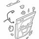 GM 15773716 Door Trim Panel, Gray, Rear Driver Side