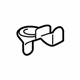 GM 23440838 Side Reinforcement Bracket, Front Lower Driver Side
