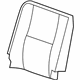 GM 20904909 Seat Back Cover, Rear