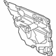 GM 15869575 Water Deflector, Inner Passenger Side