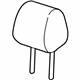 GM 39024238 Headrest, Jet Black, Rear