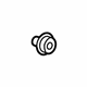 GM 92264562 Tie Down, Jet Black