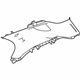 GM 84465157 Upper Quarter Trim, Ash Gray, Driver Side