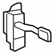 GM 20960701 Door Check, Rear Lower